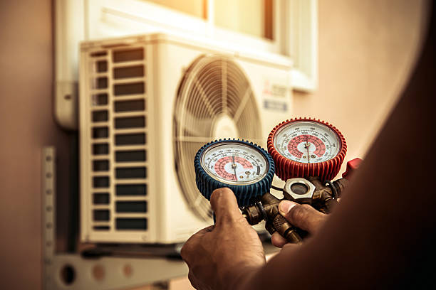 Professional Heat Pump Repair technician working in Hiller, PA